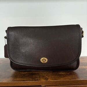 Vintage Coach City Bag 9790 Mahogany